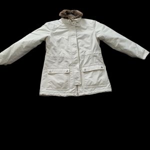 Lands' End Cream Jacket NWOT Lightweight